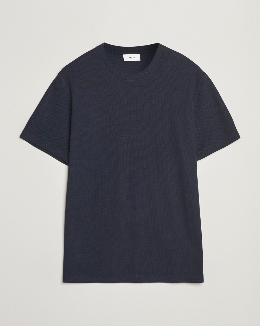 Men | T-Shirts | NN07 | Clive Crew Neck T-Shirt Navy Blue
