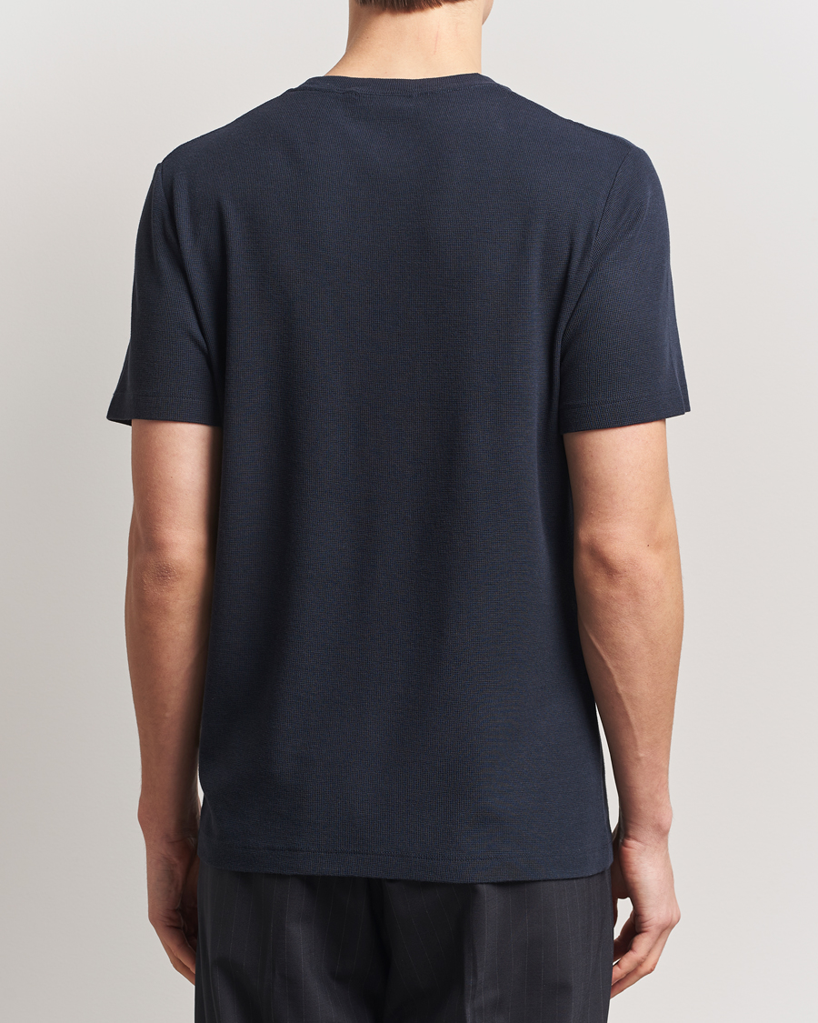 Men | T-Shirts | NN07 | Clive Crew Neck T-Shirt Navy Blue