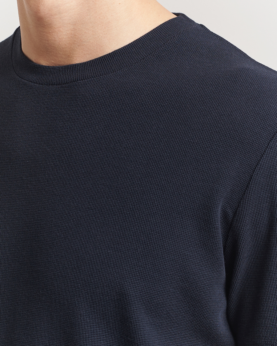 Men | T-Shirts | NN07 | Clive Crew Neck T-Shirt Navy Blue