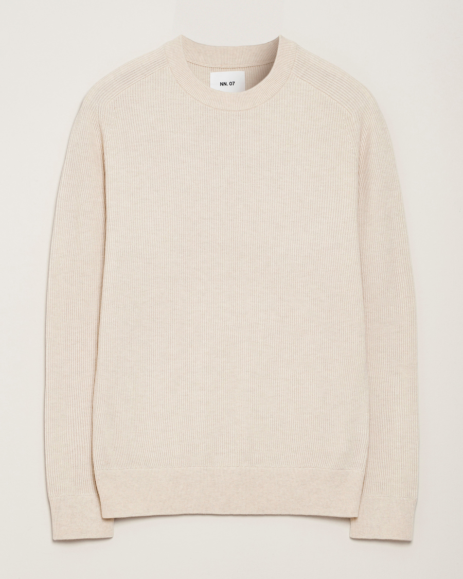 Men | Sweaters & Knitwear | NN07 | Kevin Cotton Knitted Sweater Ivory