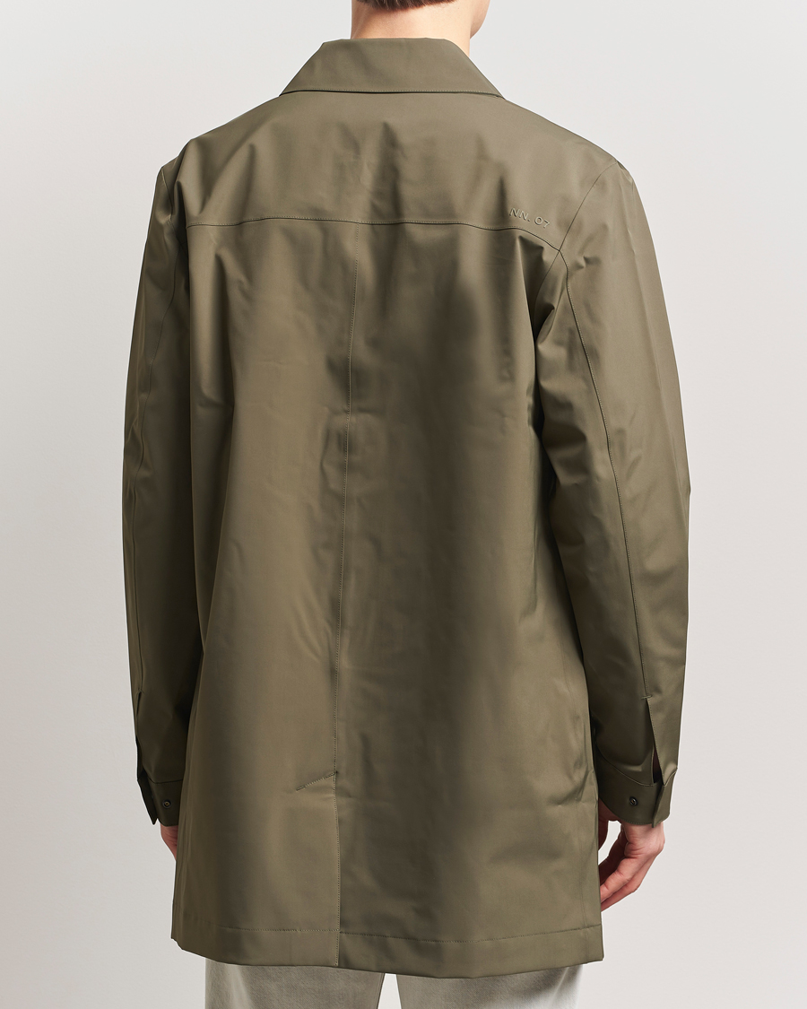 Men | Coats & Jackets | NN07 | Kim Waterproof Car Coat Capers Green