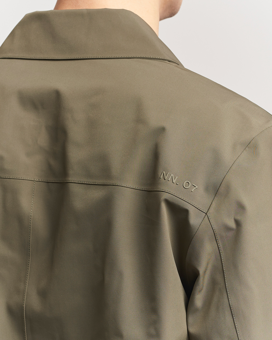 Men | Coats & Jackets | NN07 | Kim Waterproof Car Coat Capers Green