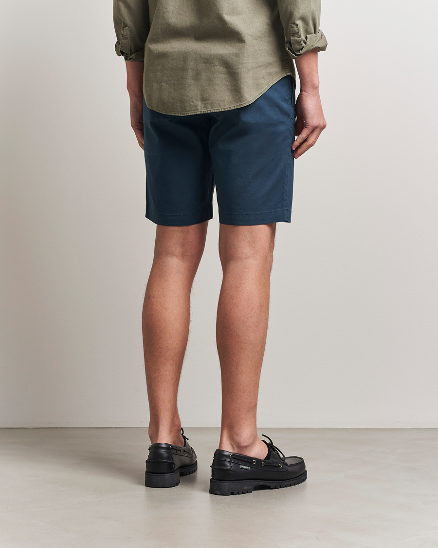 Men | Shorts | Dockers | Slim Cotton/Linen Shorts Navy Blazer