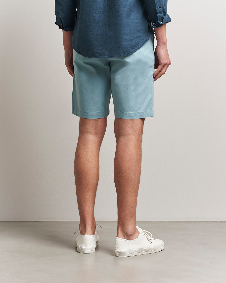 Men | Shorts | Dockers | Slim Cotton/Linen Shorts Tourmaline