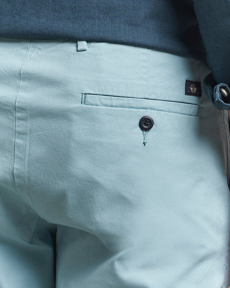 Men | Shorts | Dockers | Slim Cotton/Linen Shorts Tourmaline