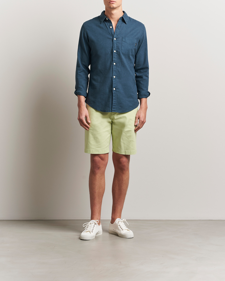 Men | Shorts | Dockers | Slim Cotton/Linen Shorts Seedling