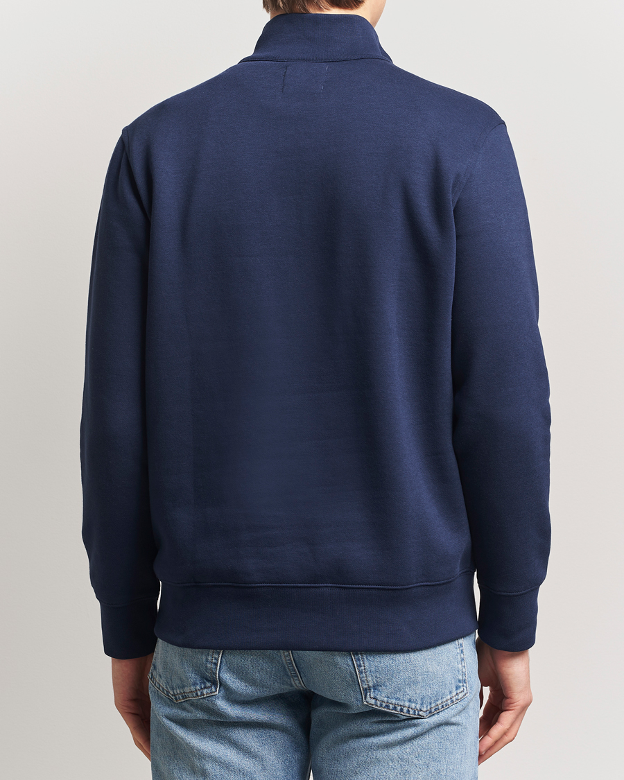 Men | Sweaters & Knitwear | Dockers | Quarter Zip Fleece Navy Blazer
