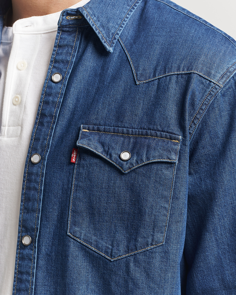 Men | Shirts | Levi's | Barstow Western Standard Shirt Medium Blue