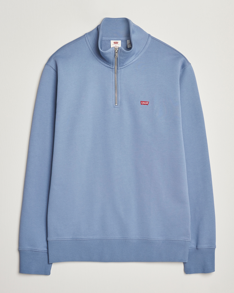 Men | Sweaters & Knitwear | Levi's | Original Half Zip Sweater Vintage Indigo