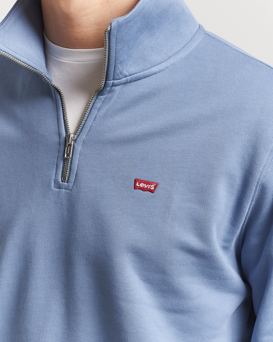 Men | Sweaters & Knitwear | Levi's | Original Half Zip Sweater Vintage Indigo