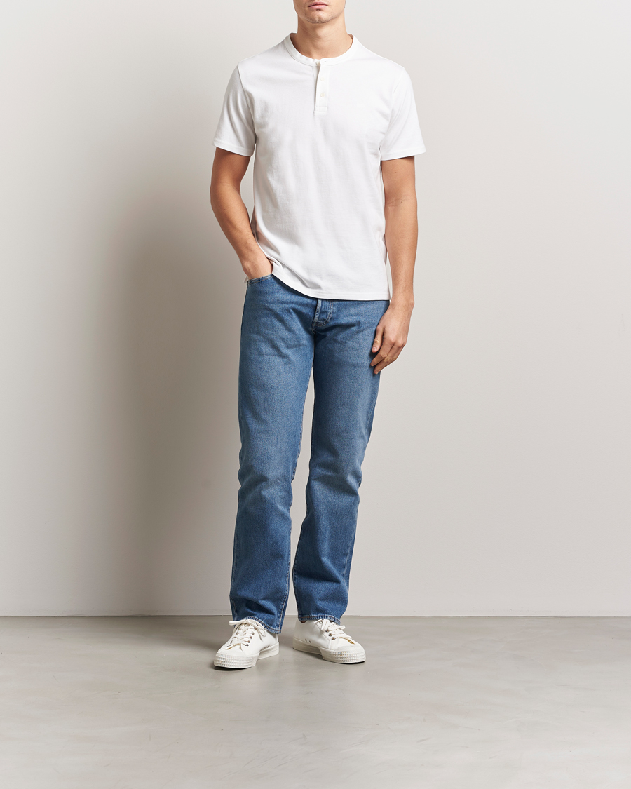 Men | T-Shirts | Levi's | Short Sleeve Henley White
