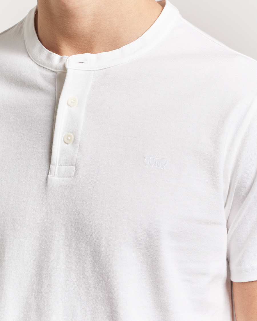 Men | T-Shirts | Levi's | Short Sleeve Henley White