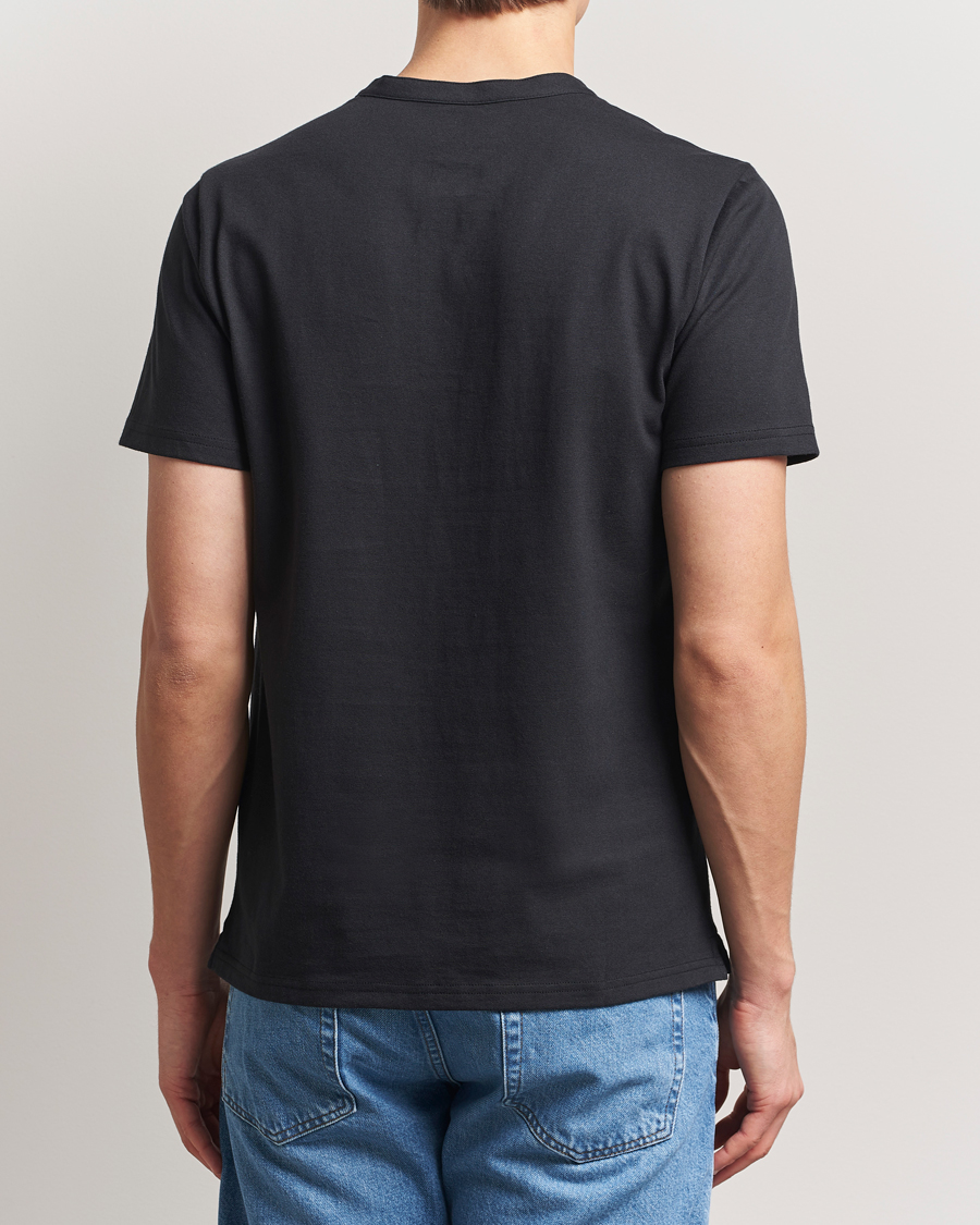 Men | T-Shirts | Levi's | Short Sleeve Henley Mineral Black