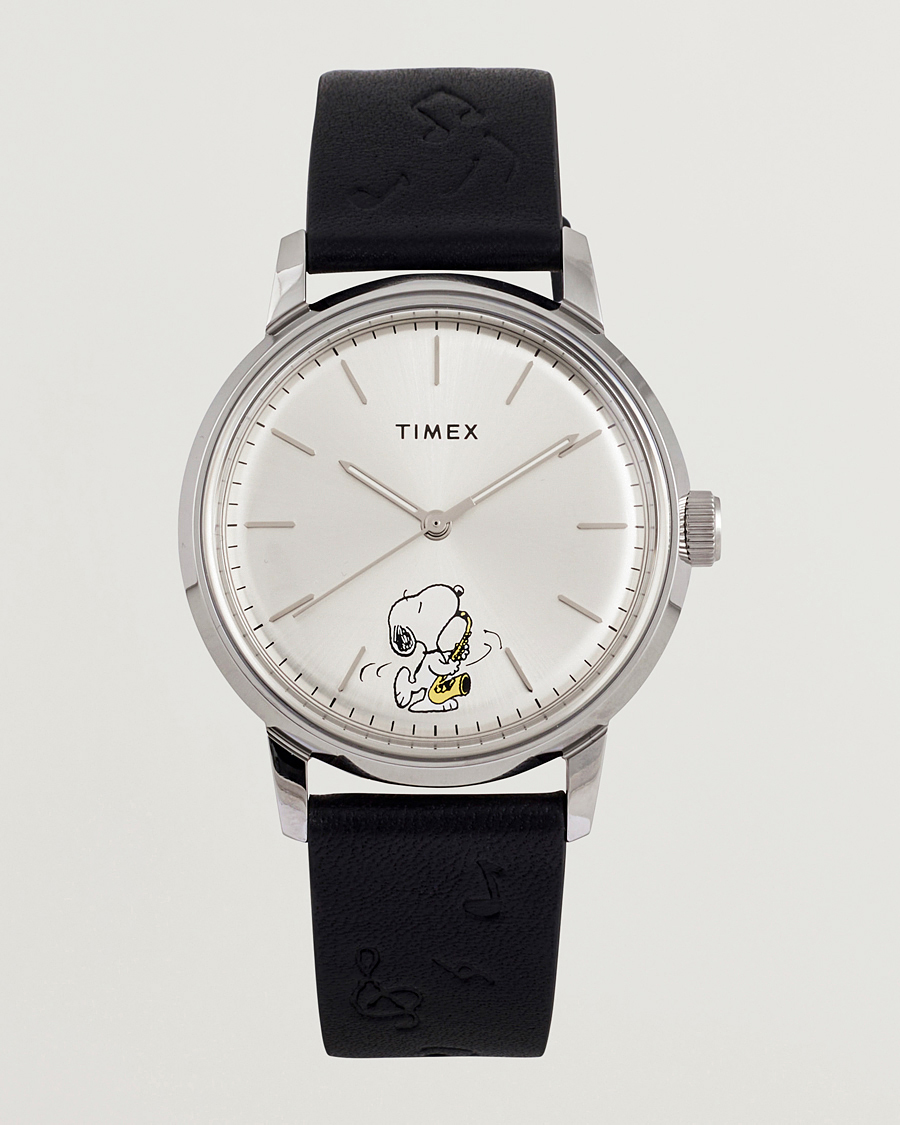 Men | Timex Timex X Peanuts Marlin Snoopy Automatic 40mm Silver Dial | Timex | X Peanuts Marlin Snoopy Automatic 40mm Silver Dial