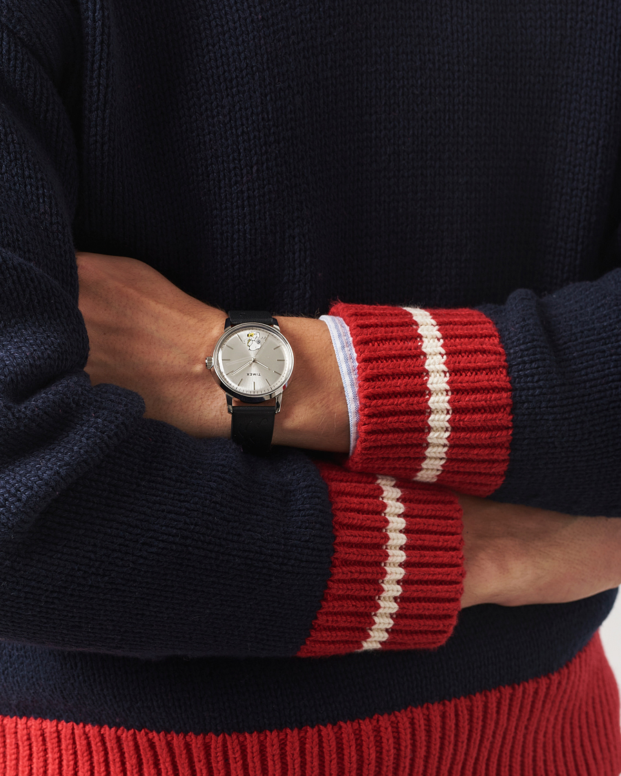 Men | Timex Timex X Peanuts Marlin Snoopy Automatic 40mm Silver Dial | Timex | X Peanuts Marlin Snoopy Automatic 40mm Silver Dial