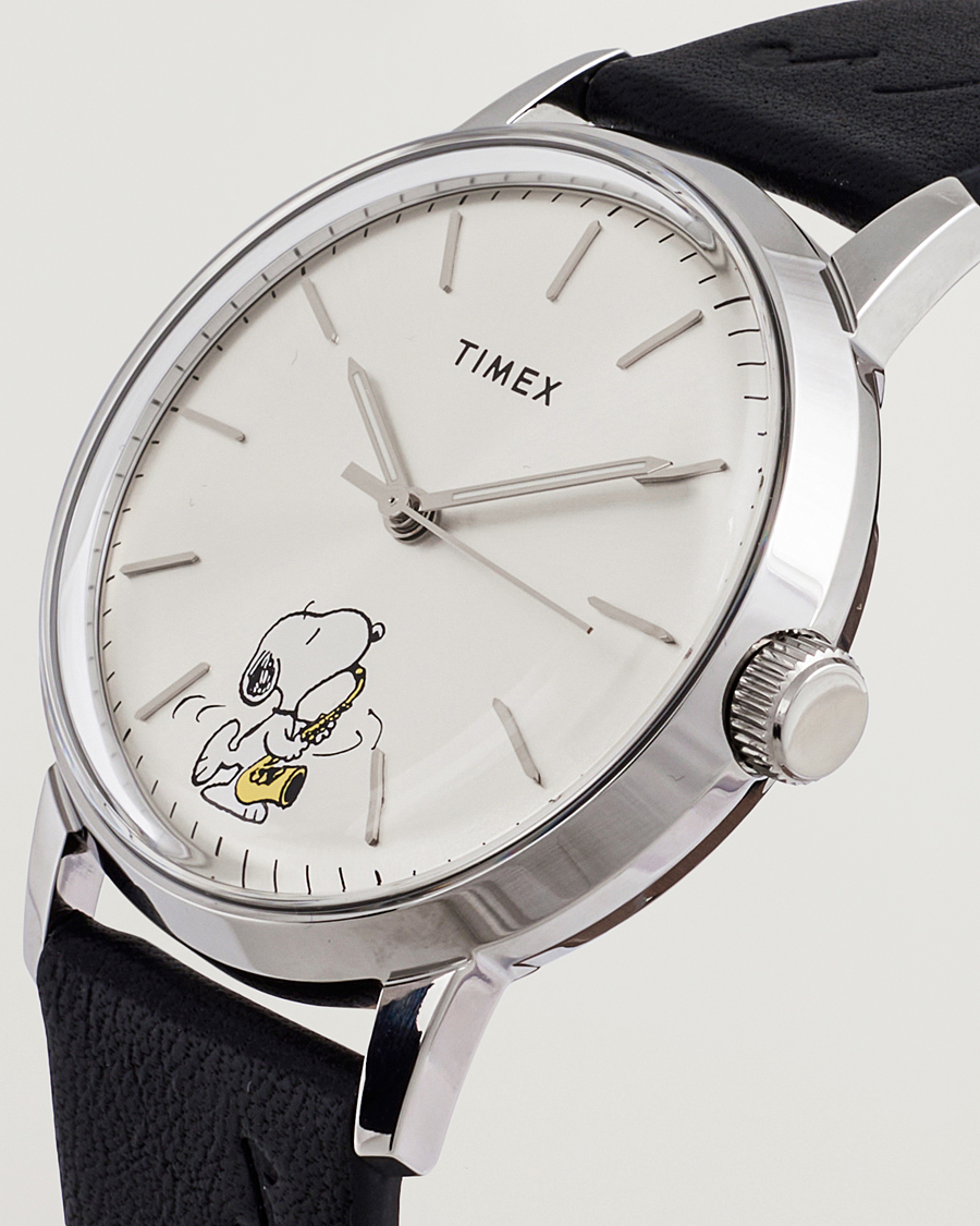 Men | Timex Timex X Peanuts Marlin Snoopy Automatic 40mm Silver Dial | Timex | X Peanuts Marlin Snoopy Automatic 40mm Silver Dial