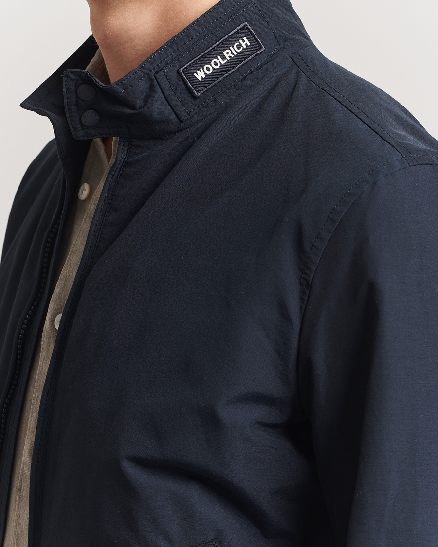 Men | Coats & Jackets | Woolrich | Cruiser Bomber Jacket Melton Blue