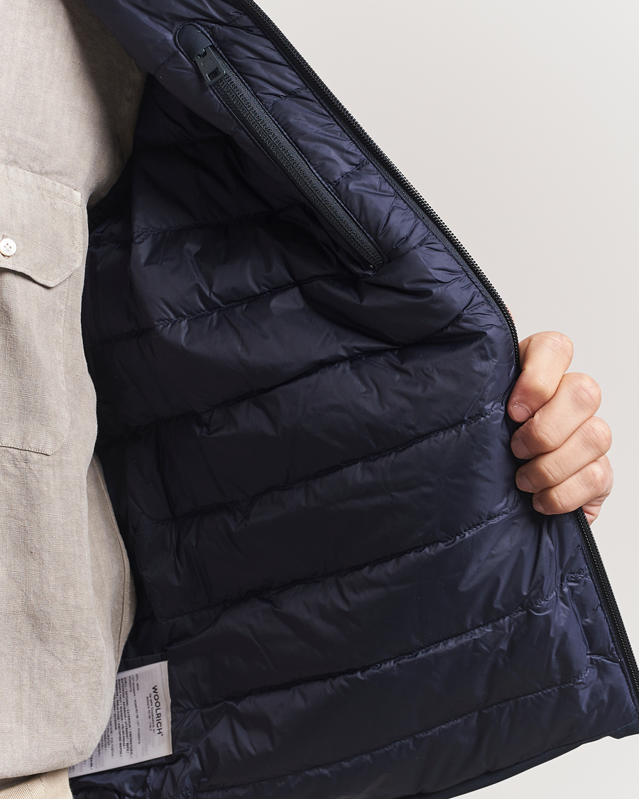 Men | Coats & Jackets | Woolrich | Sailing Two Layer Vest Melton Blue