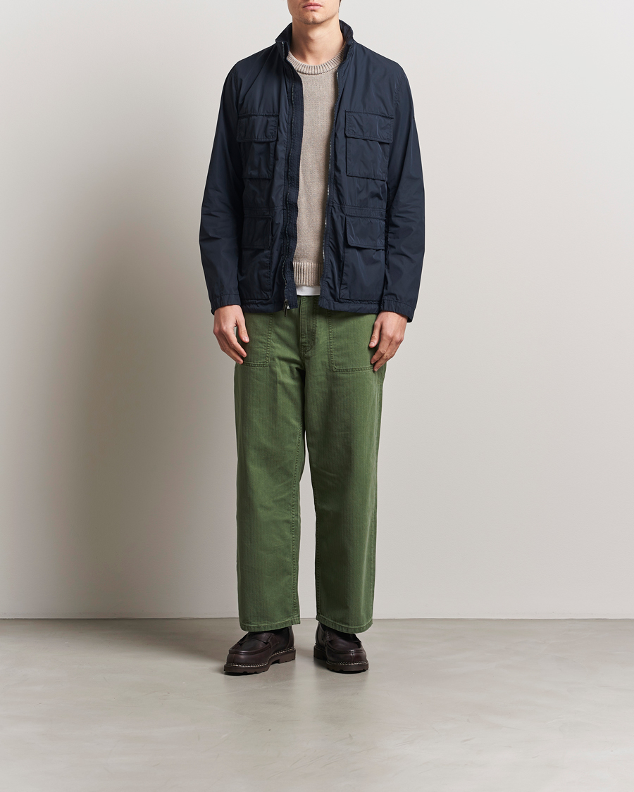 Men | Coats & Jackets | Woolrich | Urban Field Jacket Melton Blue
