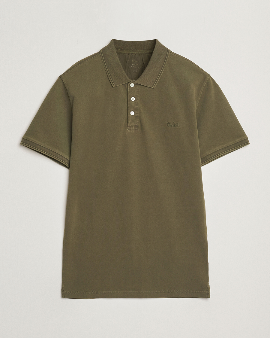 Men | Polo Shirts | Woolrich | Mackinack Polo Greenstone
