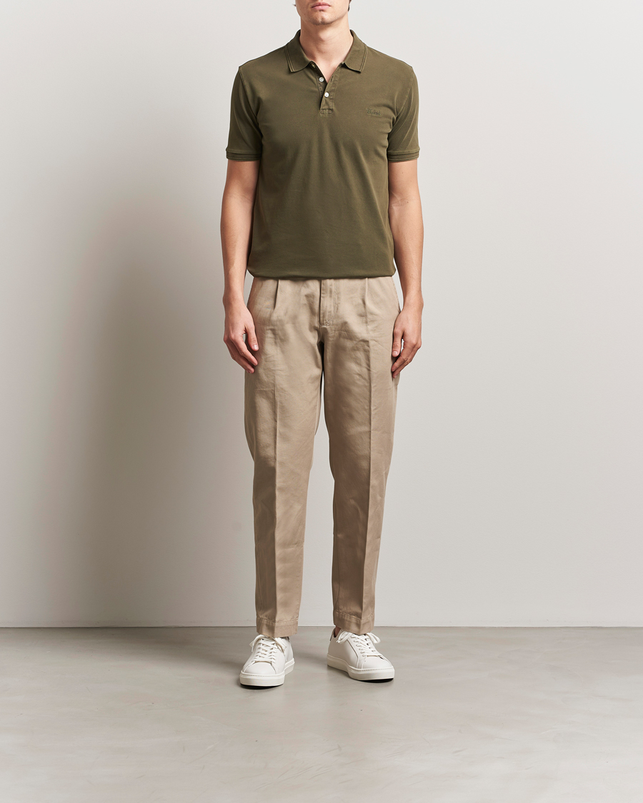 Men | Polo Shirts | Woolrich | Mackinack Polo Greenstone