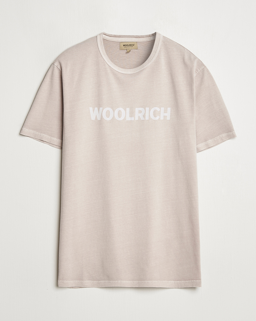 Men | T-Shirts | Woolrich | Light Garment Dyed T-Shirt Dove
