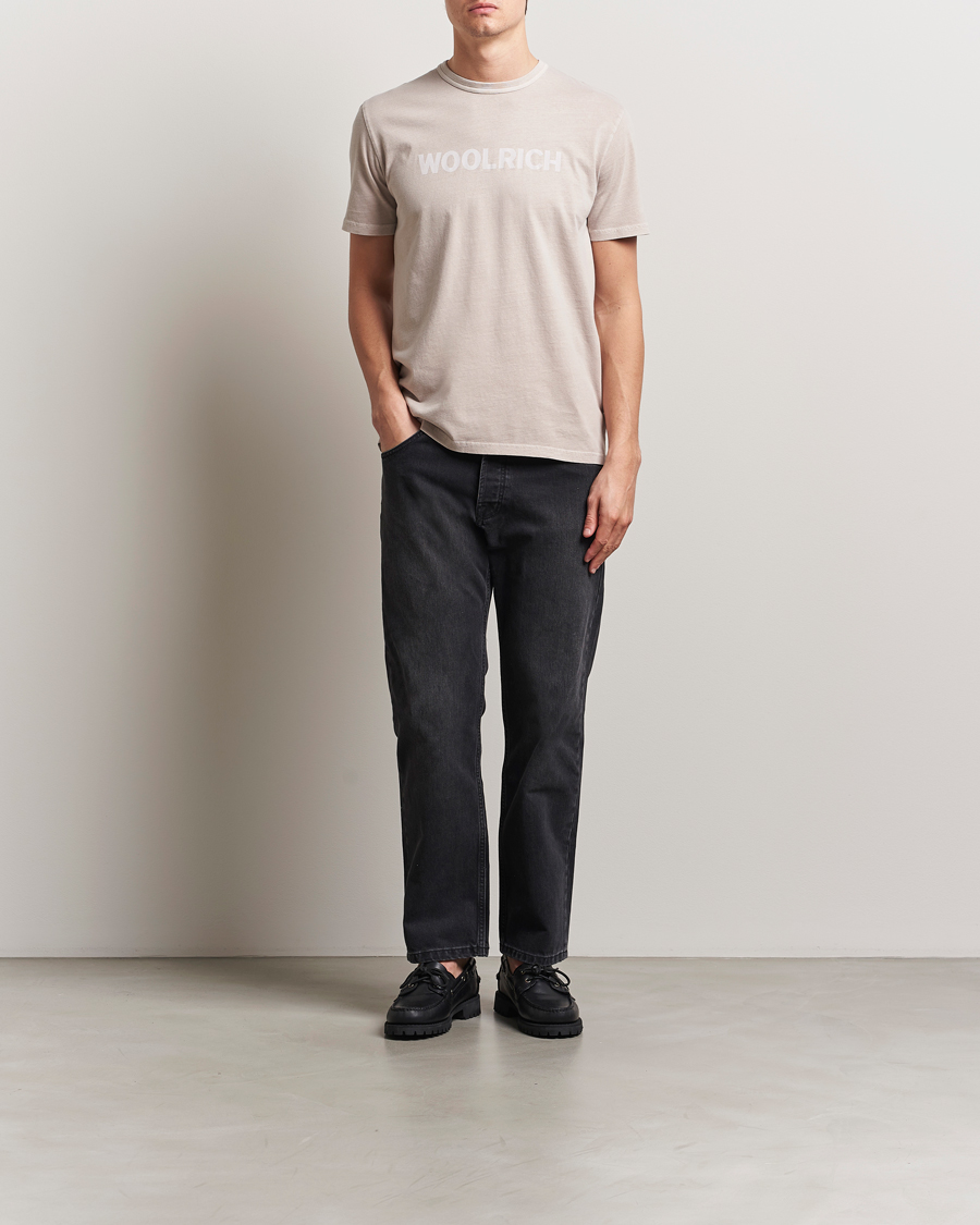 Men | T-Shirts | Woolrich | Light Garment Dyed T-Shirt Dove