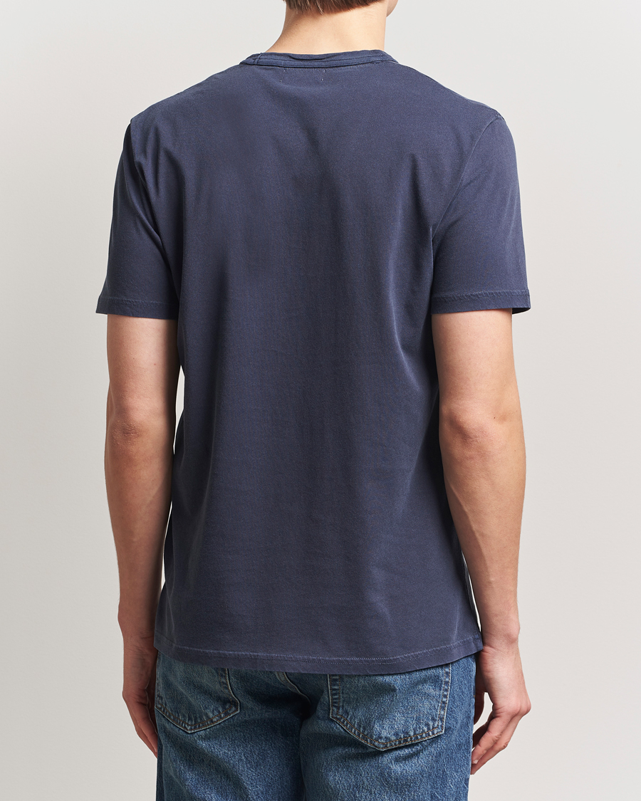 Men | T-Shirts | Woolrich | Light Garment Dyed T-Shirt Dream Blue