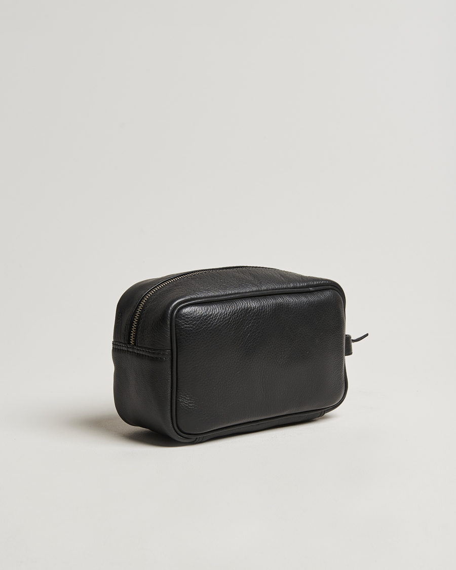 Men | Bags | LES DEUX | Leather Washbag Black