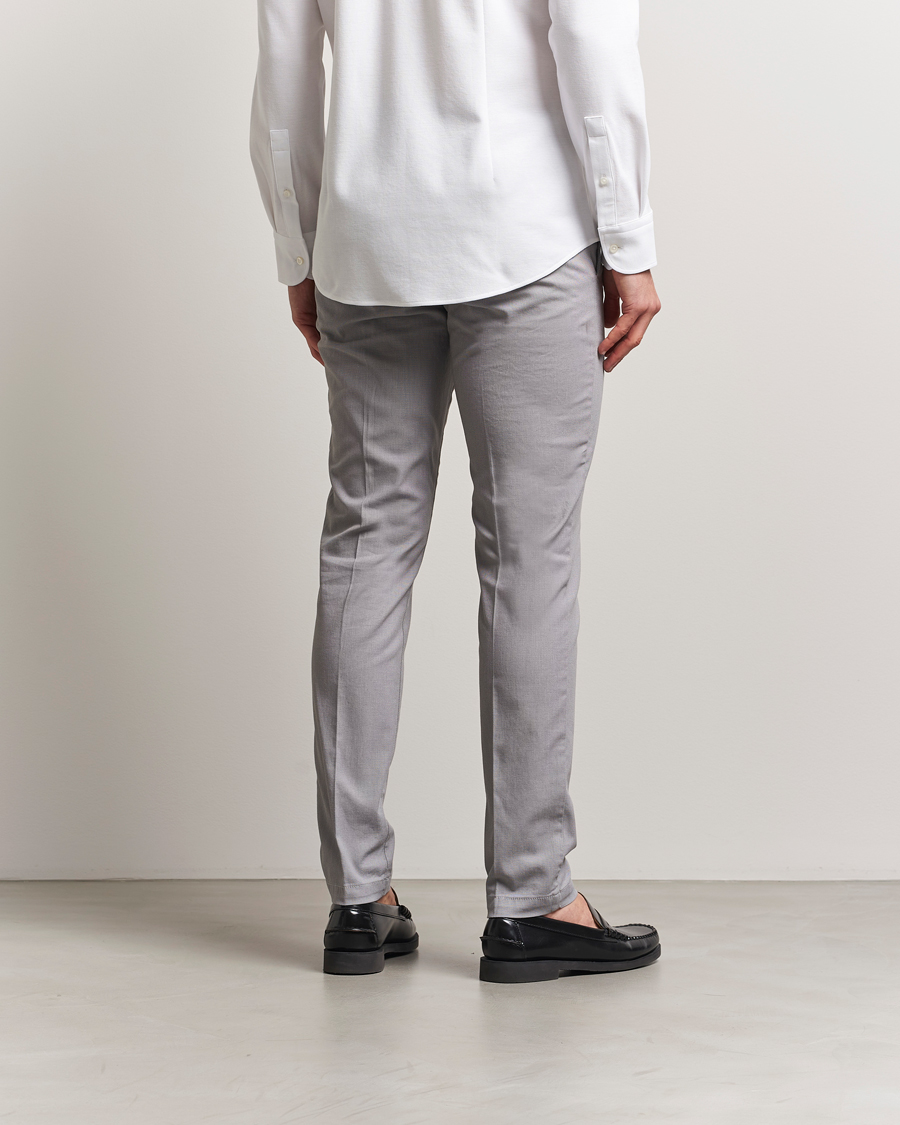Men | Trousers | BOSS BLACK | Kaito Structured Cotton Pants Dark Grey