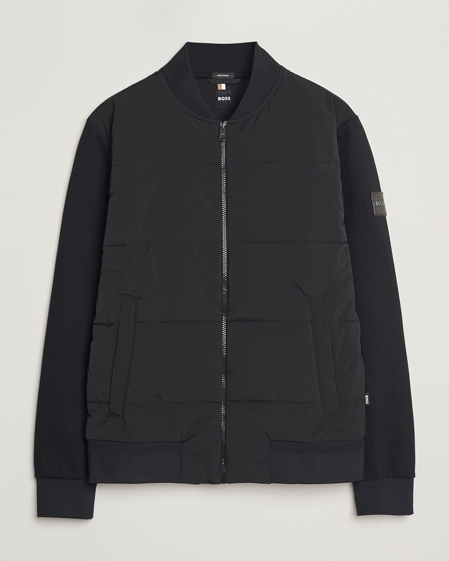 Men | Coats & Jackets | BOSS BLACK | Skiles Hybrid Jacket Black