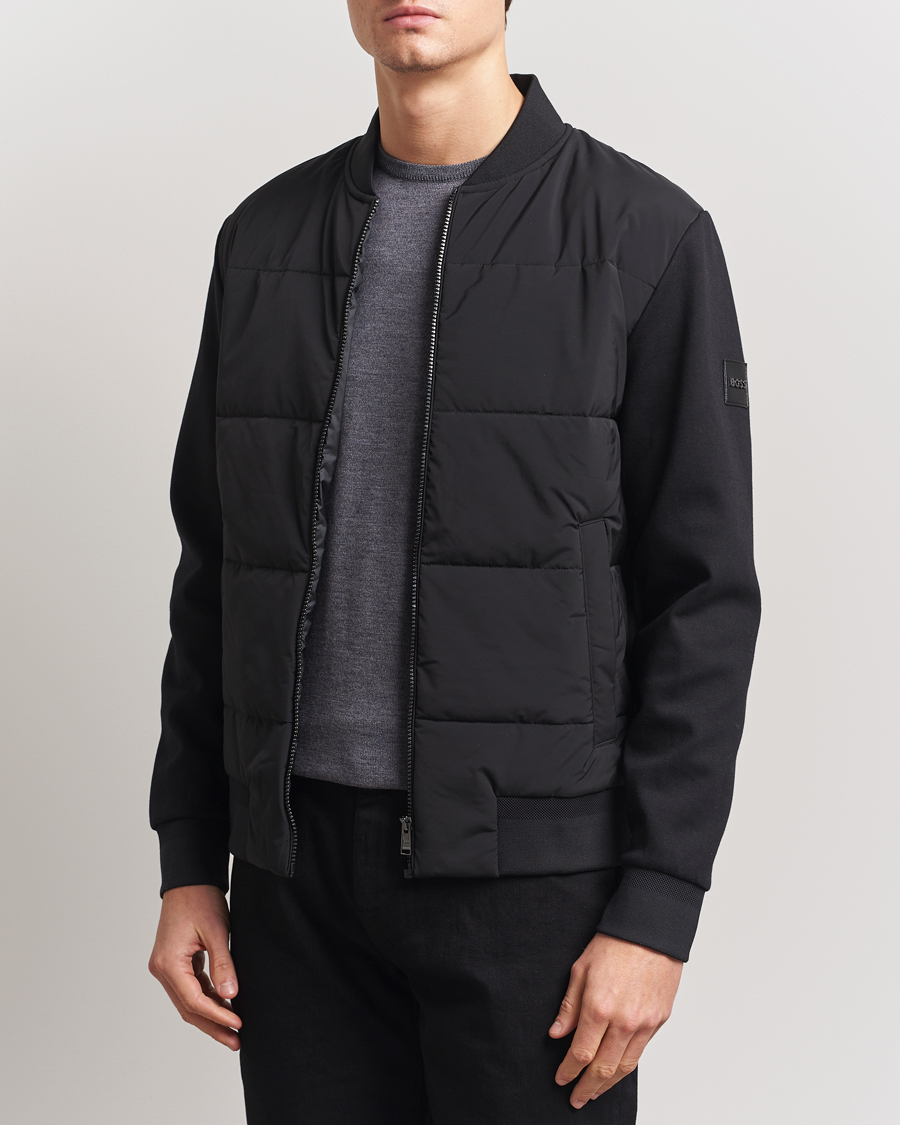 Men | Coats & Jackets | BOSS BLACK | Skiles Hybrid Jacket Black