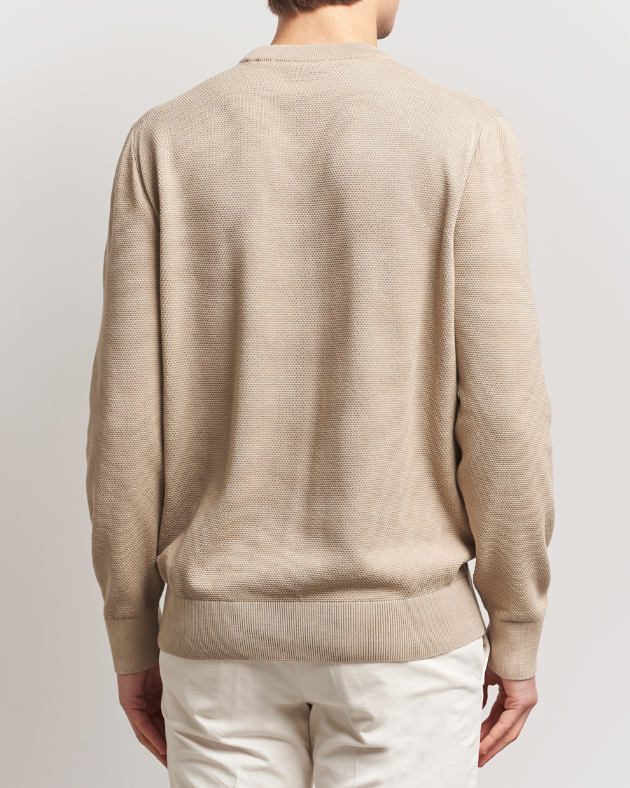 Men | Sweaters & Knitwear | BOSS BLACK | Ecaio Knitted Sweater Light Beige