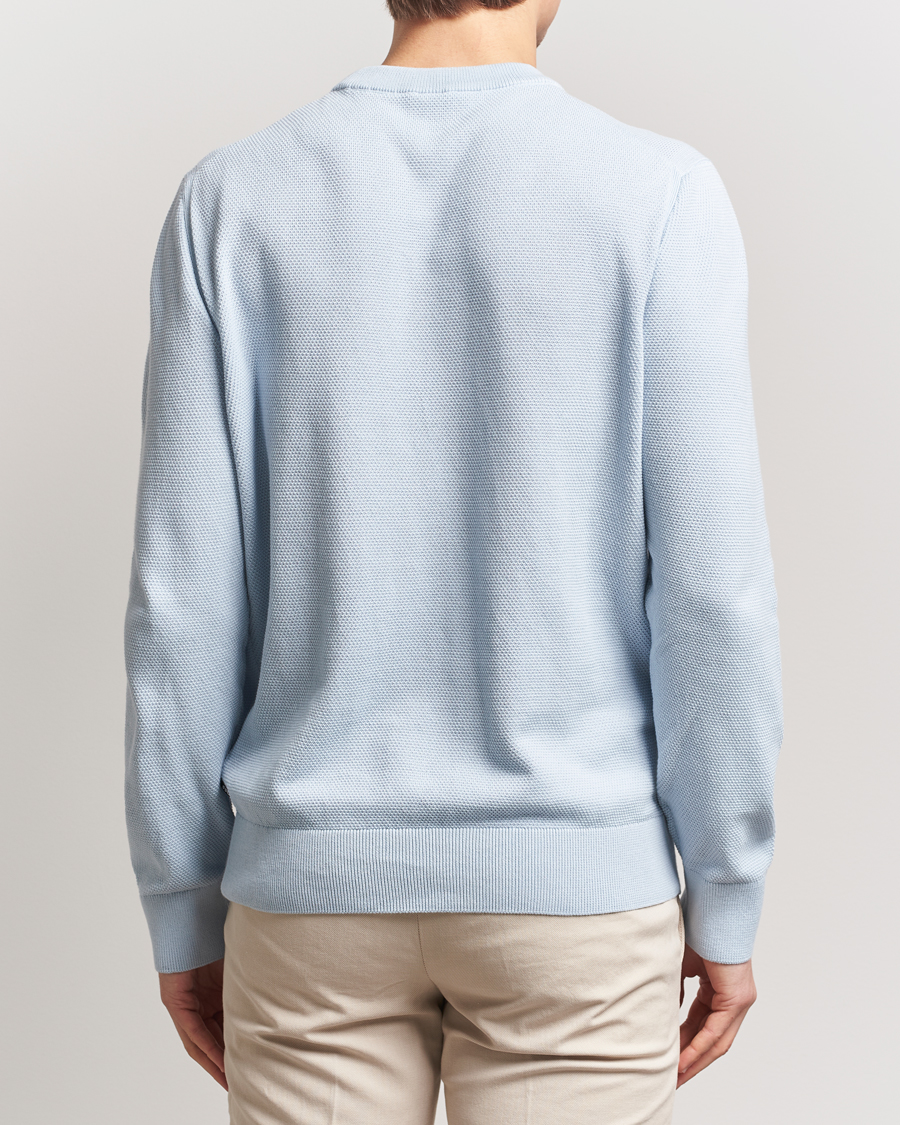 Men | Sweaters & Knitwear | BOSS BLACK | Ecaio Knitted Sweater Light Blue