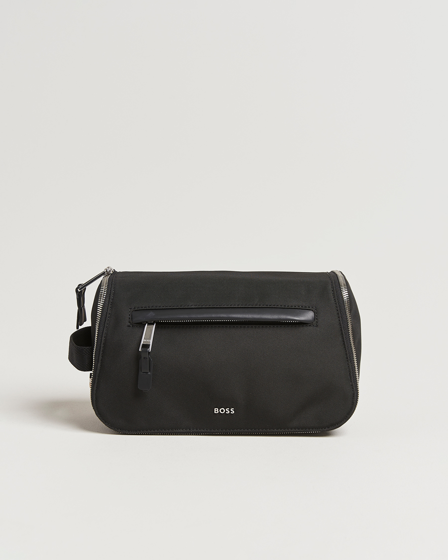 Men | BOSS BLACK Highway Washbag Black | BOSS BLACK | Highway Washbag Black