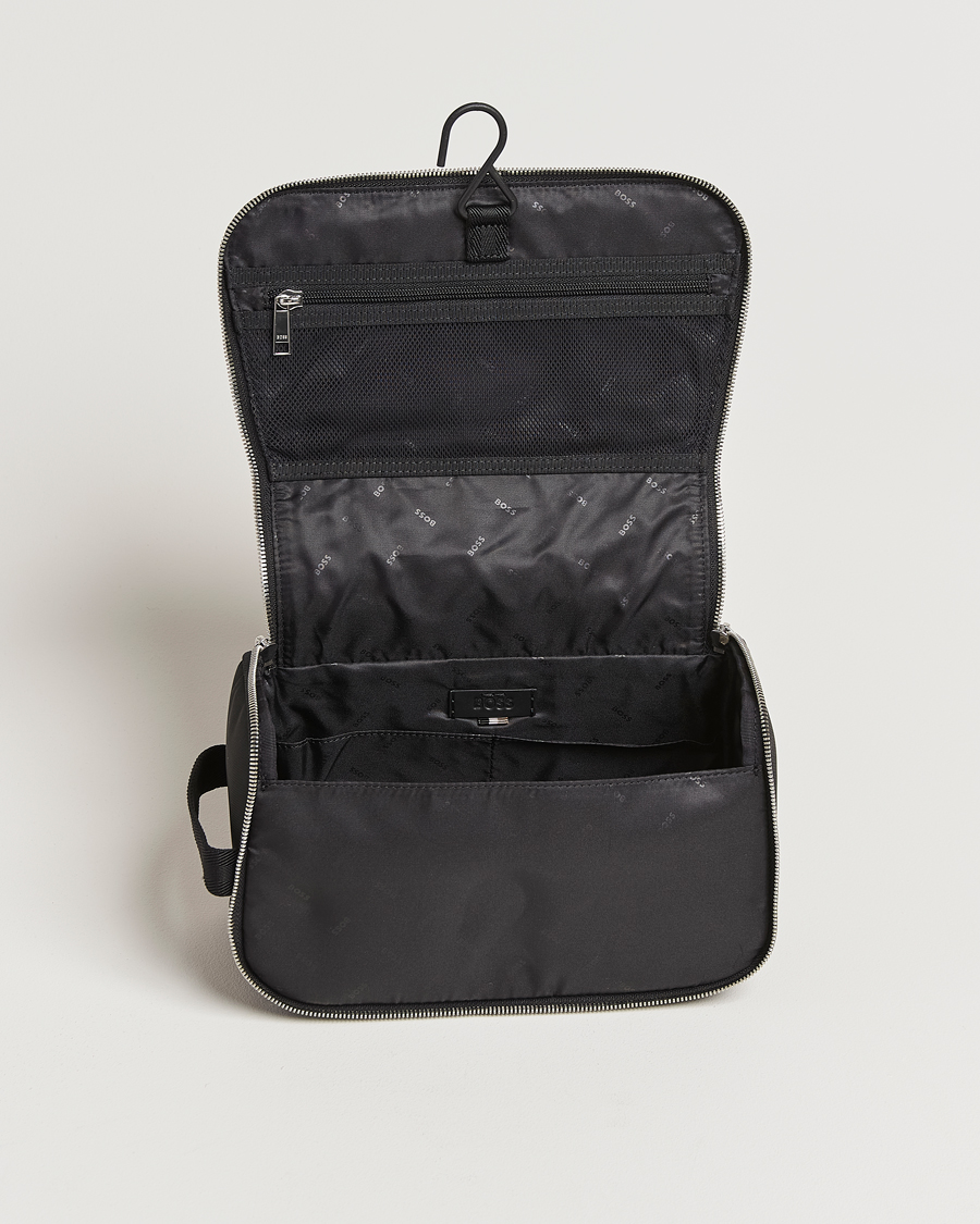 Men | BOSS BLACK Highway Washbag Black | BOSS BLACK | Highway Washbag Black