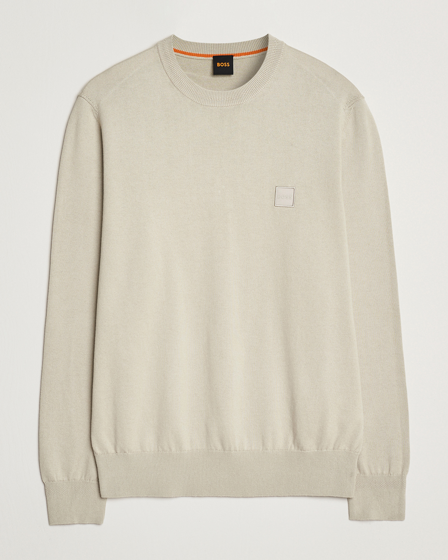 Men | Sweaters & Knitwear | BOSS ORANGE | Kanovano Knitted Sweater Light Beige
