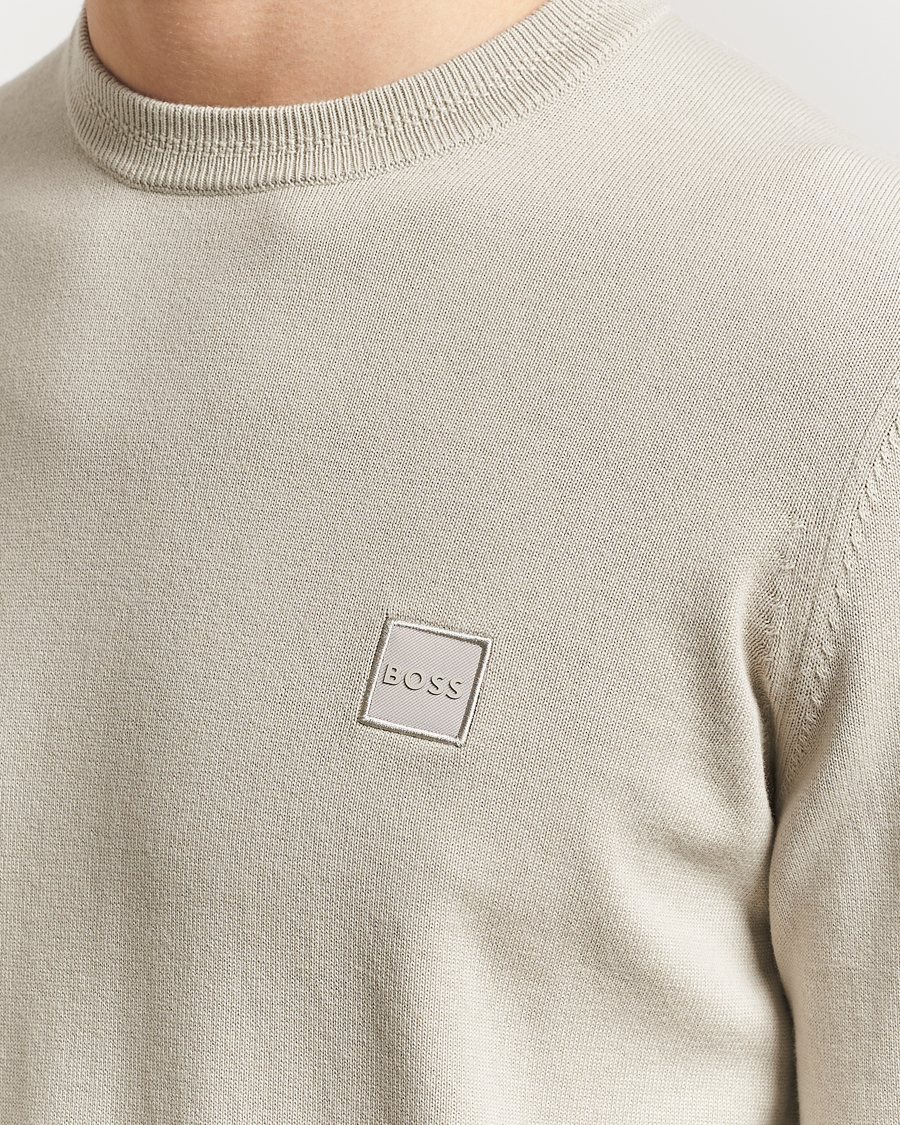 Men | Sweaters & Knitwear | BOSS ORANGE | Kanovano Knitted Sweater Light Beige