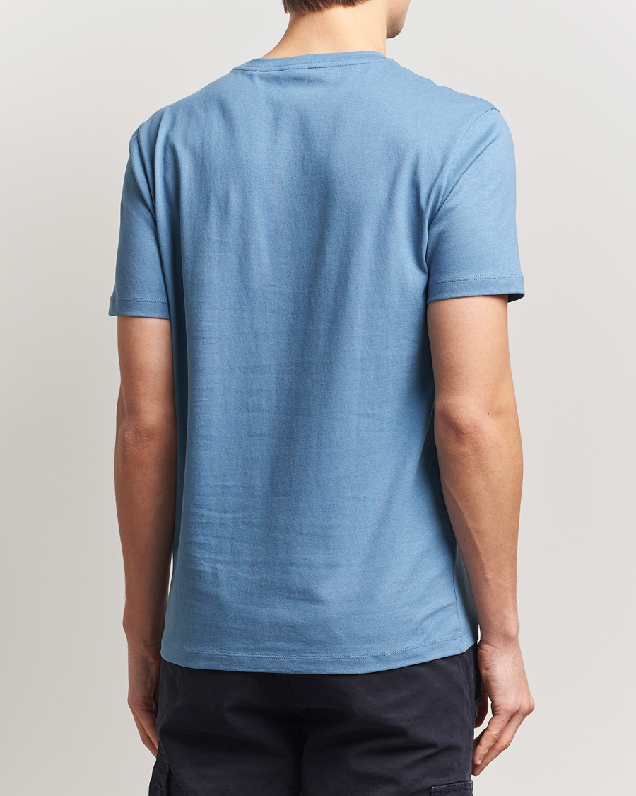 Men | T-Shirts | BOSS ORANGE | Tales Logo Crew Neck T-Shirt Light Blue