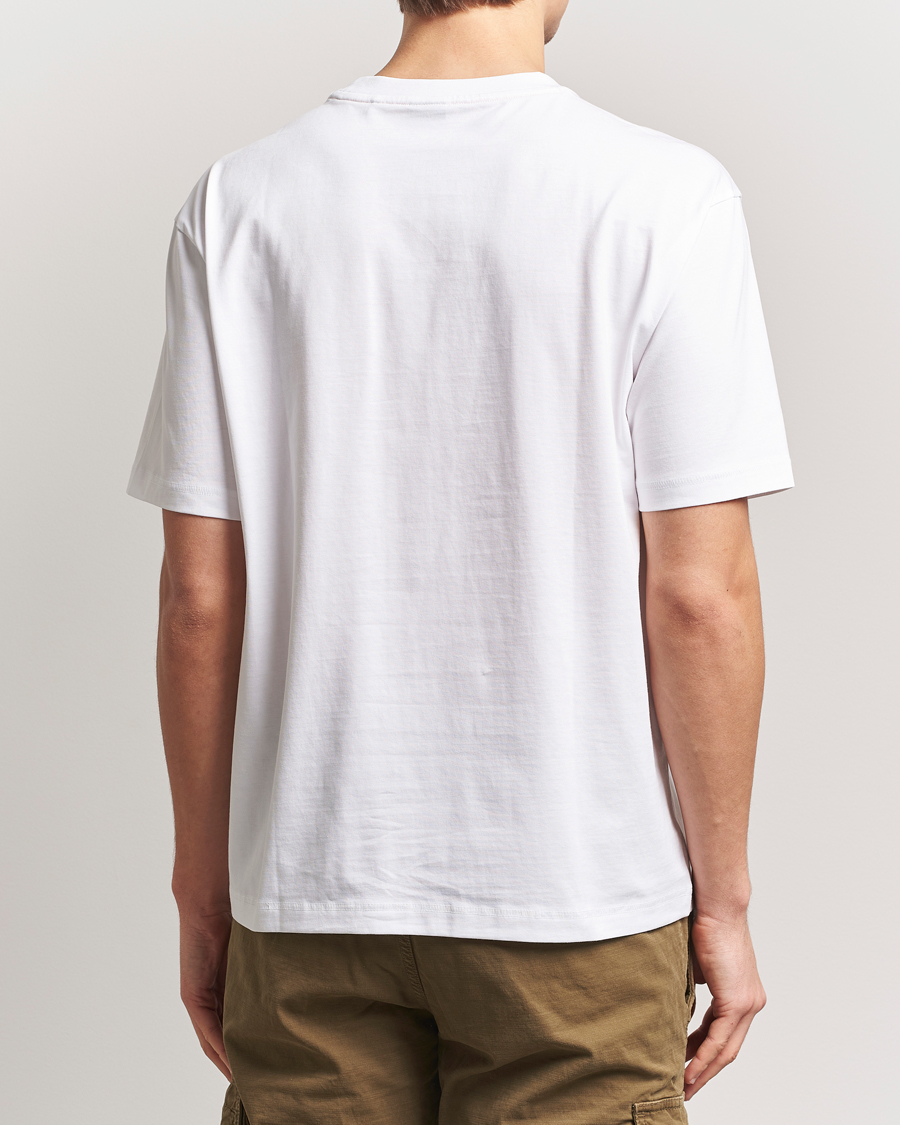 Men | T-Shirts | BOSS ORANGE | Barragan Printed T-Shirt White