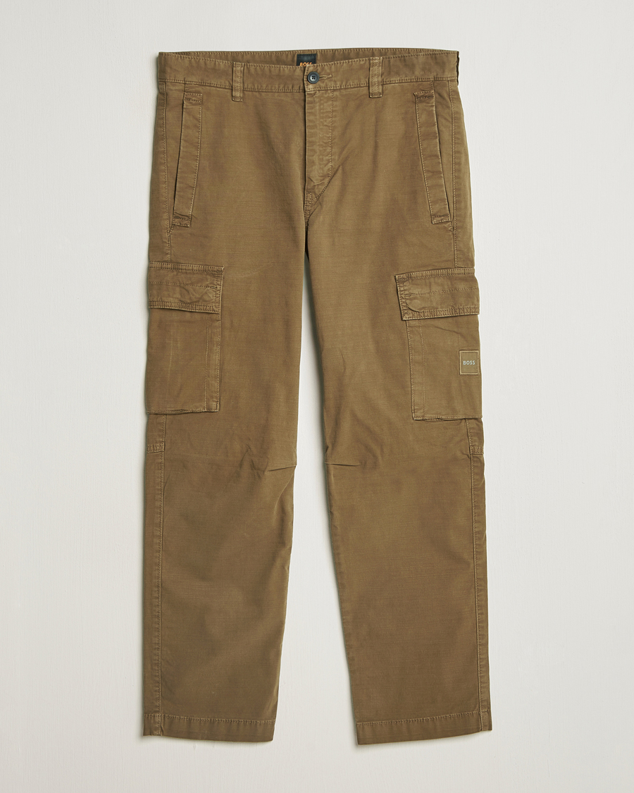 Men | Trousers | BOSS ORANGE | Sisla 8 Cargo Pants Open Green
