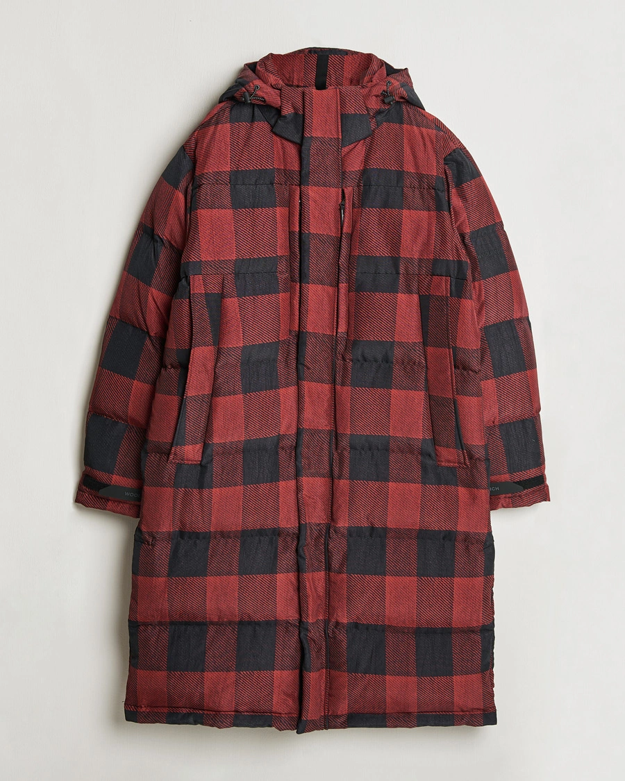 Men | Coats & Jackets | Woolrich | Quilted Check Parka by Todd Snyder Red/Black