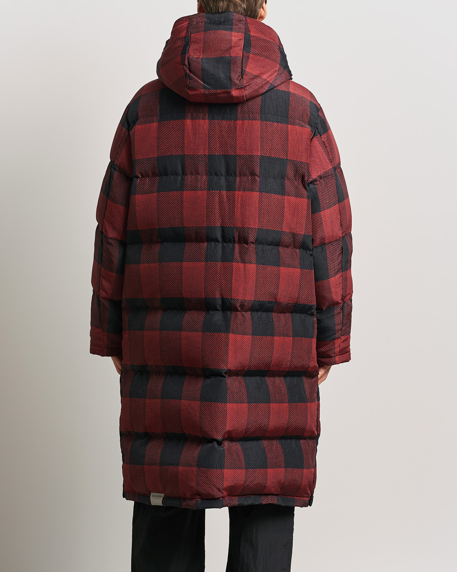 Woolrich Quilted Check Parka by Todd Snyder Red/Black at