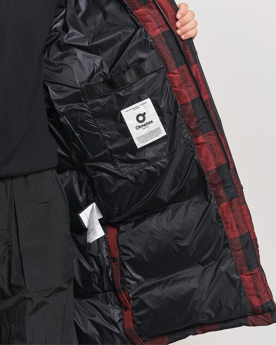 Men | Coats & Jackets | Woolrich | Quilted Check Parka by Todd Snyder Red/Black