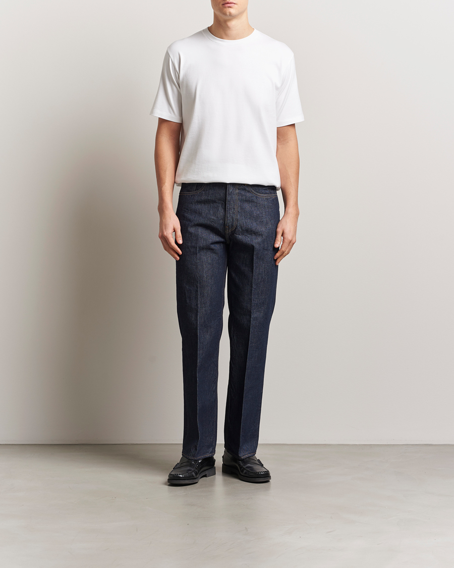 Men | T-Shirts | Auralee | Luster Plating T-Shirt White