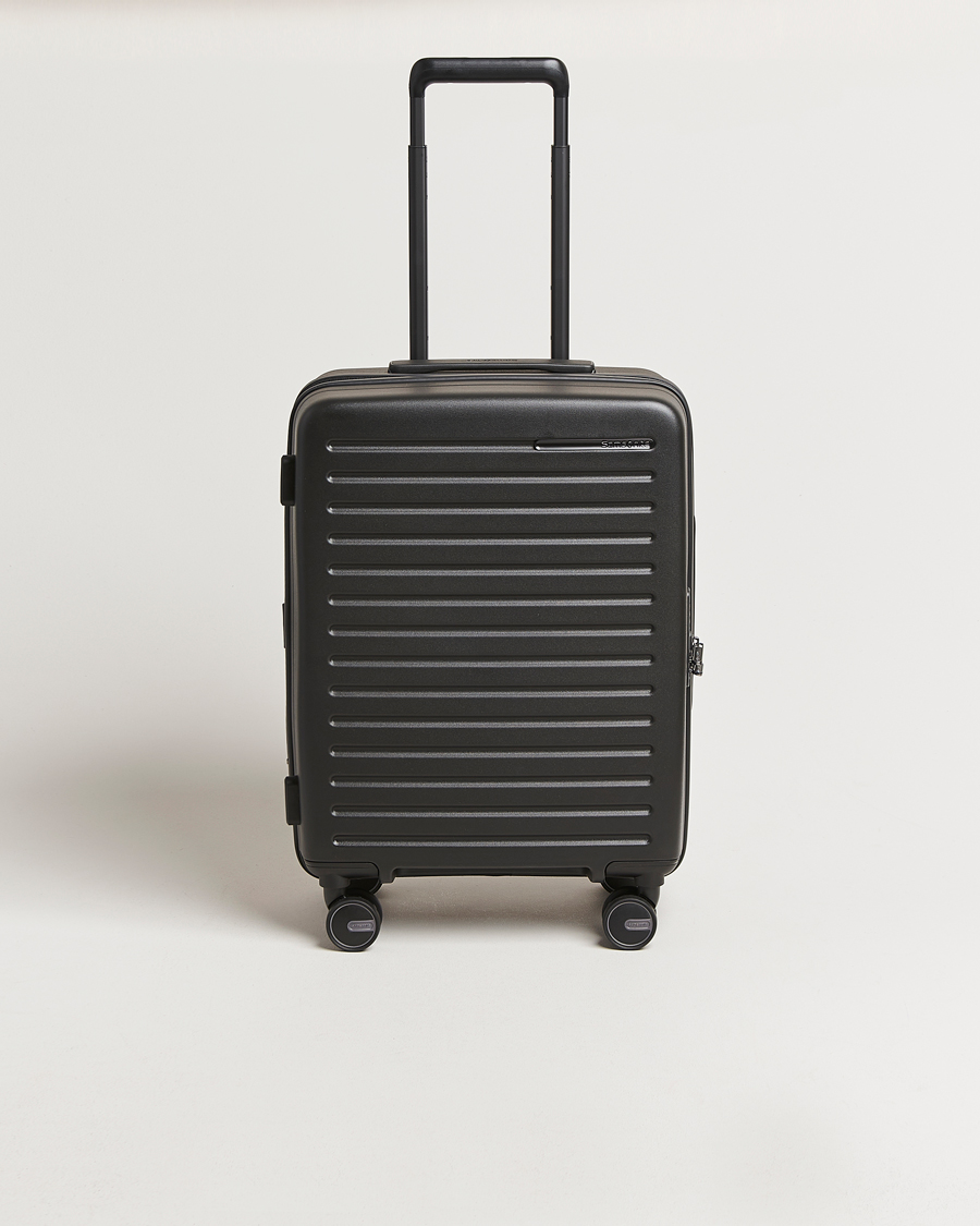 Samsonite Restackd Spinner Carry-On Black at CareOfCarl.com