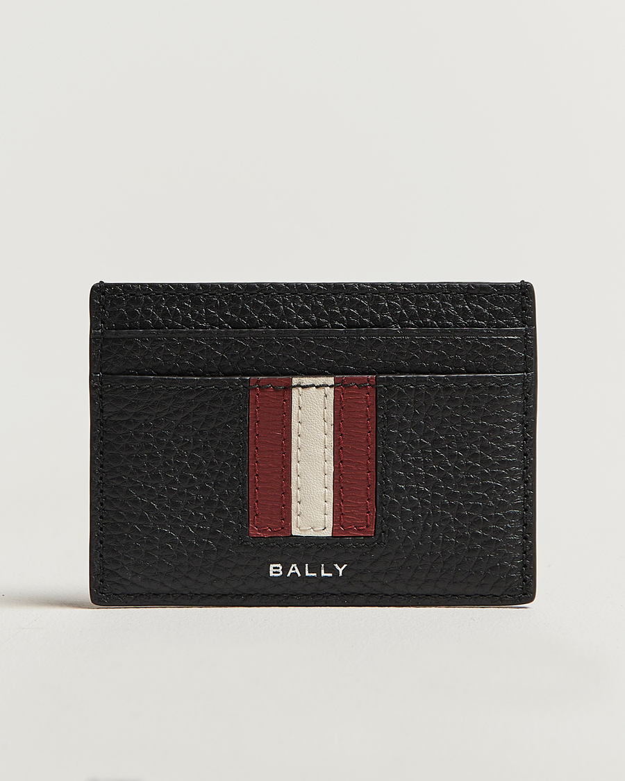 Men | Bally RBN Leather Card Case Black | Bally | RBN Leather Card Case Black