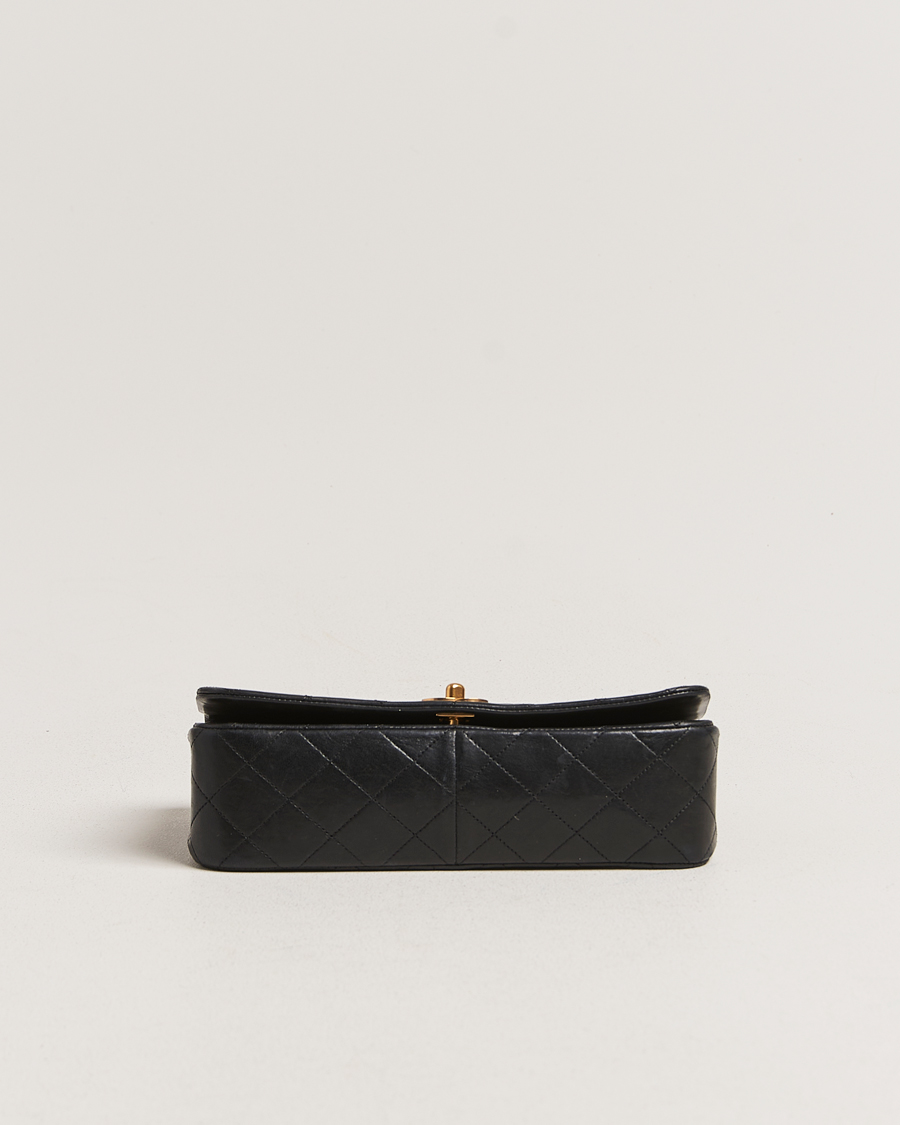 Men | Chanel Pre-Owned Matelassé Single Full Flap Bag Black | Chanel Pre-Owned | Matelassé Single Full Flap Bag Black