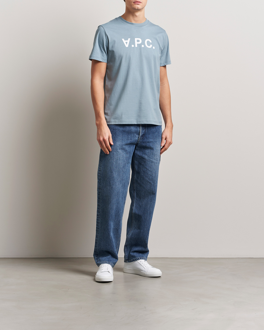 Men | T-Shirts | A.P.C. | VPC T-Shirt Bleu Gris