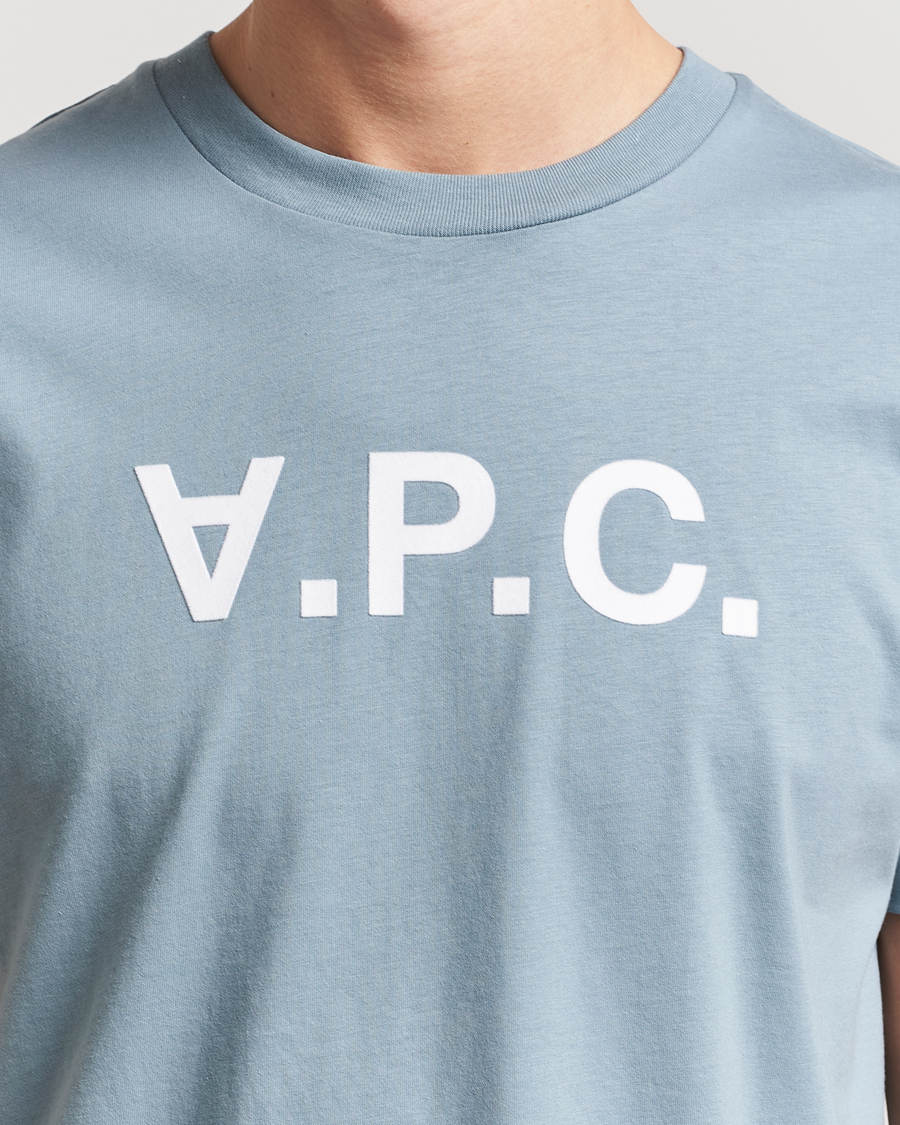 Men | T-Shirts | A.P.C. | VPC T-Shirt Bleu Gris